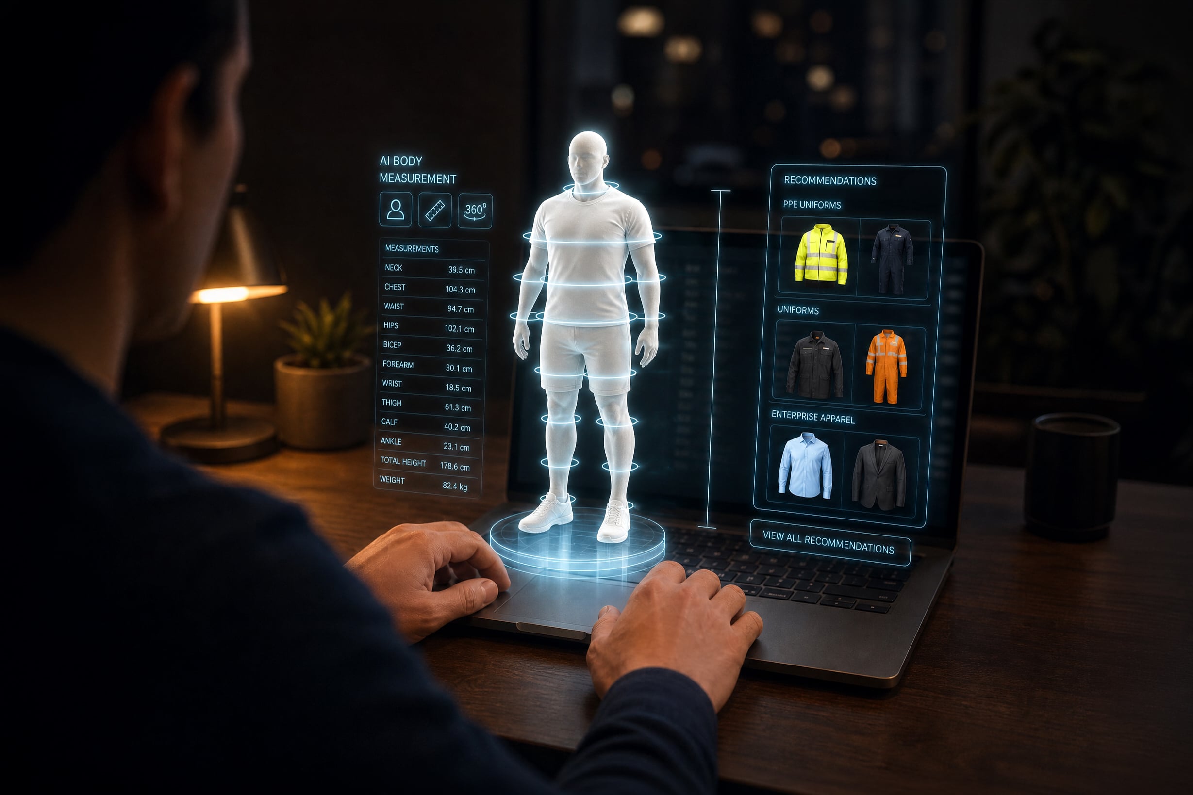 Meilleurs outils de mesure corporelle 3D utilisant l'IA et la vision par ordinateur (2026) #2